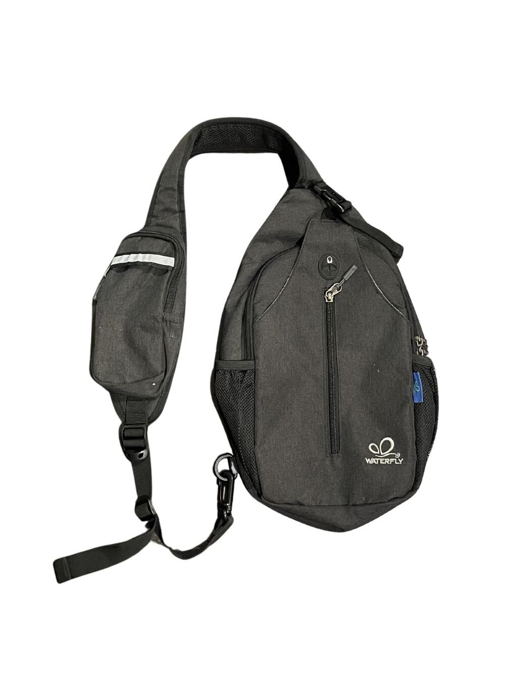 WATERFLY Crossbody Sling Backpack Bag Travel Hiking Outdoors Camping